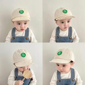 婴儿童帽子春秋男宝遮阳帽1一2岁女宝宝鸭舌帽夏季薄款男童棒球帽