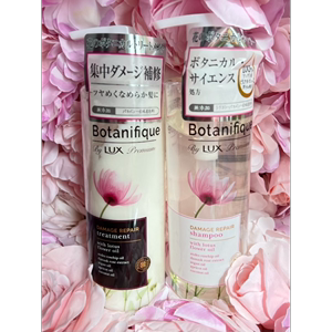 日本LUX力士Botanifique植物精油修复平衡柔亮洗发水510g护发素