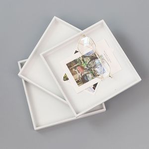 奶白色方盘拍照木盒 背景布拍照小道具摆拍道具 INS拍照拍摄饰品