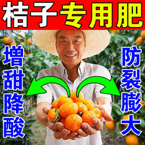 桔子树专用肥橘子树肥料增甜保花保果药防落果快速生根黄化营养液