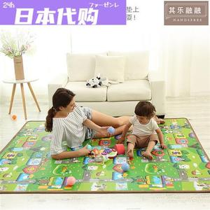 日本购夏天大号婴儿童客厅铺垫宝宝铺地泡沬地垫小孩地板爬行垫