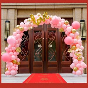 结婚气球拱门开业支架装饰布置花门婚礼现场布置婚庆门口用品拱门