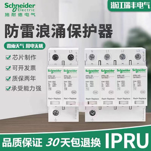 施耐德浪涌保护器IPRU4P40KA65KA20KA IPR4P防雷器避雷器电涌保护