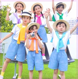 六一男女童舞蹈表演服幼儿园套装典礼服小学生啦啦队儿童演出服