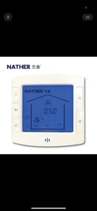 兰舍新风系统控制面板KD-1温控器线控器新风机控制开关