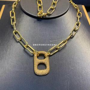 代购欧美版本8字形项链女镀金满钻八字形锁骨链个性小众设计送女