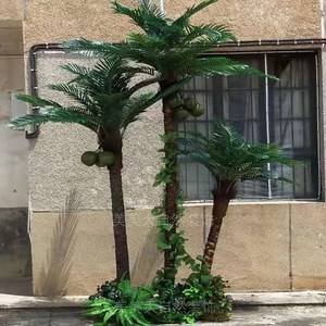 假树景观棕榈树摆件装饰假椰子树仿真椰子树户外热带绿植造景大型