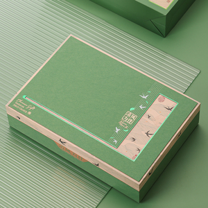 绿茶包装盒高档通用半斤一斤装龙井茶碧螺春罐装中式礼盒空盒定制