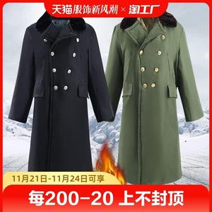 (服饰)新款军大大衣男冬季加长加厚超长保暖防风防水大棉衣