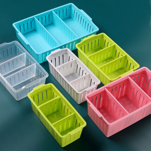 小筐子储物篮篮子桌面筐小号蓝子长方形塑料蓝收纳框子储物塑料。