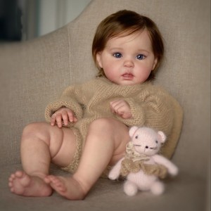 BZDOLL重生娃娃安迪3D高彩50cm棉身植发仿真婴儿静脉血丝清晰可见