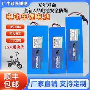 电动单车锂电池48v折叠滑板车自行车36v12a电池36v三元锂电池60v