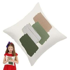 。Spring Throw Pillow Cases Simple Green Spring Farmhouse Pi