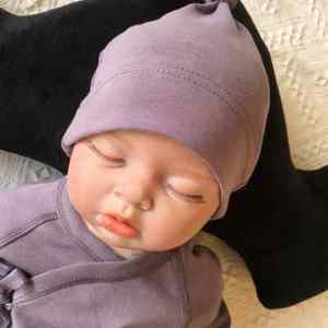 日本新生儿纯棉春秋款长袖连体哈衣婴儿纯色连身衣宝宝和尚服爬服