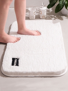 日本MUJIE地垫浴室吸水卫生间进门口脚垫家用地毯防滑垫速干