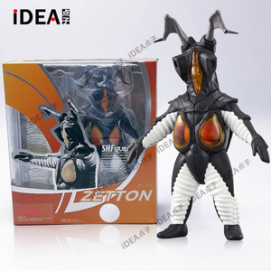 现货SHF 芝顿 杰顿 zetton 怪兽 初代雷欧奥特曼可动模型儿童玩具