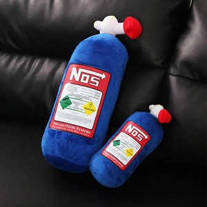 改装NOS头枕抱枕氮气瓶靠枕创意车内NOS氮气颈枕腰靠潮流个性腰垫