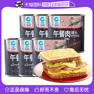 【自营】清净园午餐肉罐头速食火腿米线泡面螺蛳粉三明治火锅食材