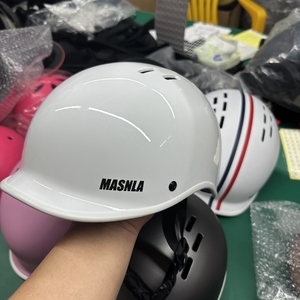 MASNLA新款跨境自行车头盔滑板轮滑小布骑行城市复古轻便男女头盔