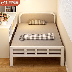 单人床家用折叠床出租房小床卧室加床一米二简易床成人1米5双人床