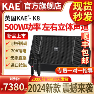 英国KAE  K8乐器专用音响数字无损环绕立体声K歌专业舞台直播音箱