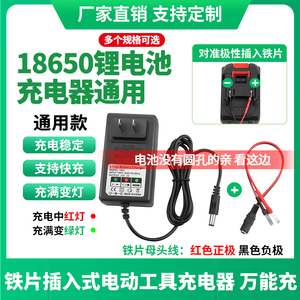 万能手电钻充电器电瓶电动工具12V21V25V36V18V电扳手锂电池通用