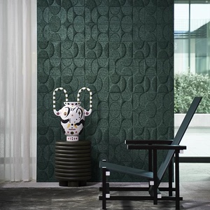 新款比利时设计3D立体几何墙布壁纸卧室沙发墙纸法式典雅壁布