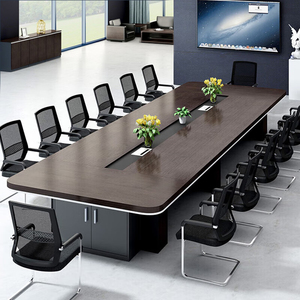 会议桌长桌简约现代大型员工培训桌长条桌会议室桌椅组合家具上海