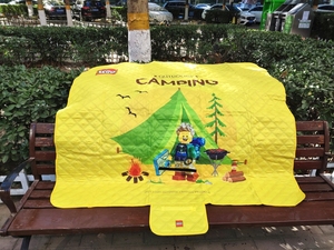 乐高LEGO野餐垫露营垫随身便携地垫积木玩具周边用品礼物