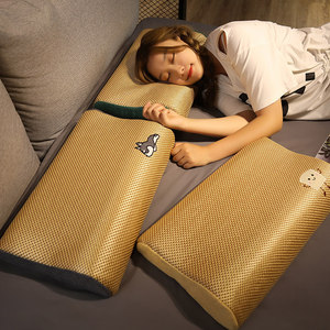 夏季凉席枕头带枕套家用记忆棉护颈椎助睡眠透气宿舍学生睡觉专用