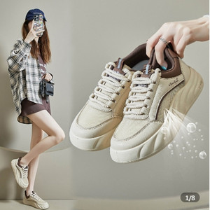 魅足时尚女鞋ins透气小白鞋女网面韩版学生夏季新款板鞋女休闲鞋