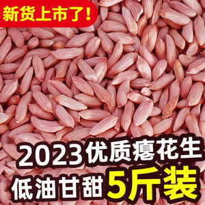 2023山东瘪花生今年新货花生米生小粒花生仁甘甜零食批发瘪子花生