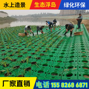 生态浮岛水上绿化种植蔬菜专用浮板浮床水池漂浮绿植花卉净化水质