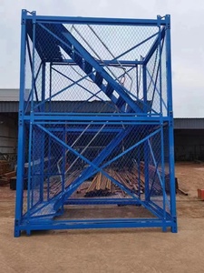 建筑工地安全爬梯防护梯笼桥梁墩柱盖梁平台施工安全梯笼箱体梯笼