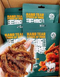 可亦优手撕猪肉干猪肉条猪肉脯风干猪肉香酥猪肉条藤椒香辣猪肉丝