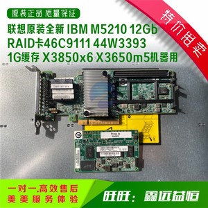 IBM M5210卡 46C9111 44W3393 1G缓存 X3650M5 3850X6 阵列卡