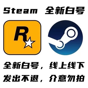 steam R星游戏 PC正版 可联机 豪华版 空白号 邮箱可换绑