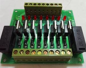 晶体管PLC保护板 PLC输出放大板光藕隔离8位110A晶体管板