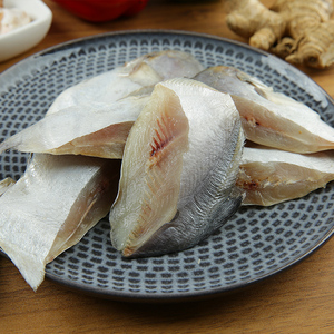 鲳鱼干温州特产海鲜干货新鲜淡晒切段白鲳鱼片野生海鱼鱼干银鲳鱼
