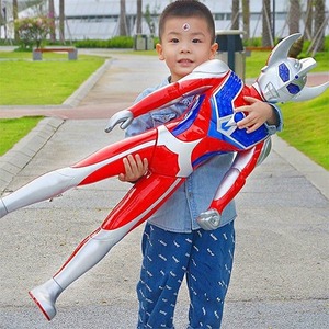 超大号奥特曼玩具套装银河超人战士声光泰罗怪兽男孩玩具生日礼物