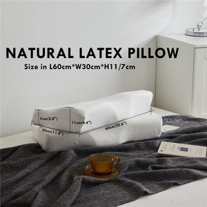 LATEX PILLOW 天然乳胶枕 蝶形护肩颈枕慢回弹高低枕成人乳胶枕头