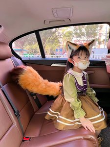 女童洛丽塔连衣裙春秋女宝宝尼克狐狸COS服装迪士尼六一节表演服