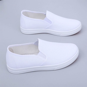 医护专用鞋护士鞋女白色平底防滑休闲鞋轻便舒适美容鞋小白鞋棉鞋