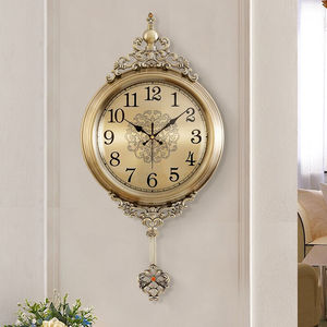 凯恩斯（KAIENSI）挂钟客厅钟表欧式轻奢挂表创意时尚北欧简约金