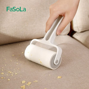 FaSoLa日式小型便携式迷你粘滚纸片可撕强粘力粘毛器粘毛滚筒简约