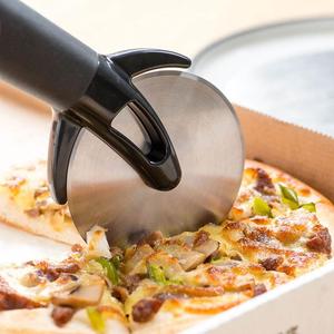 圆形不锈钢披萨铲工具滚刀切专用刀商用滚轮刀饼刀pizza薄饼