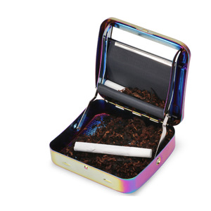 烟斗草丝盒金属烟盒78mm小型操作盒可调节半自动盒式便携式卷烟器
