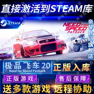 Steam/Origin正版极品飞车20复仇国区全球区Need for Speed Payback电脑PC中文游戏NFS20