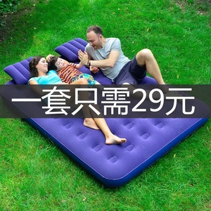 【送枕头】充气床垫双人家用单人车载懒人气垫床便携折叠打地铺