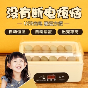 孵化器小型家用全自动智能鸟蛋芦丁小鸡孵蛋器小飞碟孵化箱孵化机